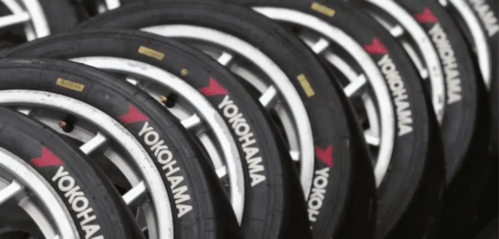 Group of yokohama tires