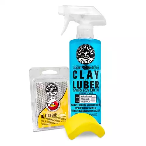 Chemical Guys Clay Bar & Lubber Synthetic Lubricant Kit